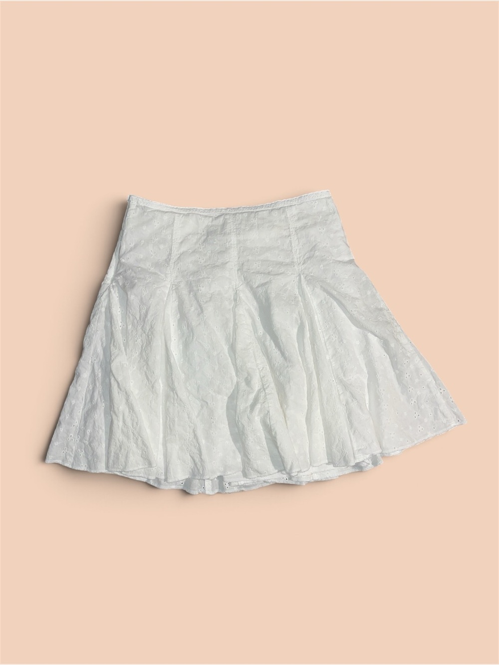 Tracy Evans White Eyelet Circle Skirt